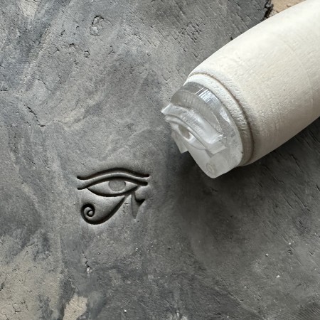 Tampon poterie - Oeil égyptien