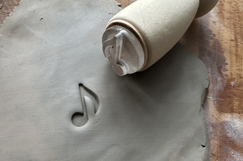 Tampon poterie - Note de Musique