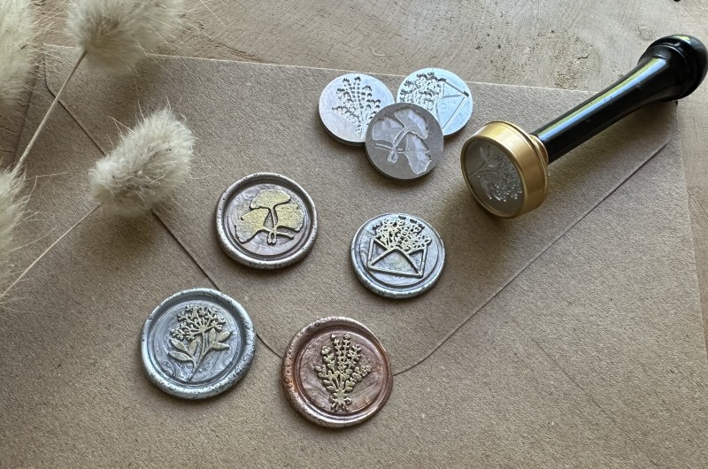 Kit pour Cachet et de cire Nature