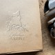 Pince à gaufrer personnalisée Ex libris Chat Fleurs