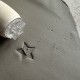 Tampon argile étoile et initiale
