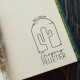 Tampon Ex Libris Cactus