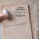 Tampon personnalisé Livres et lunettes