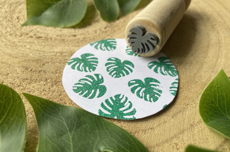 Mini Tampon Monstera