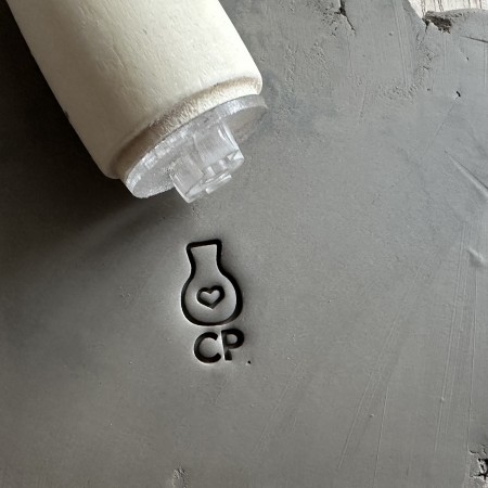 Tampon Signature pour céramique - Vase
