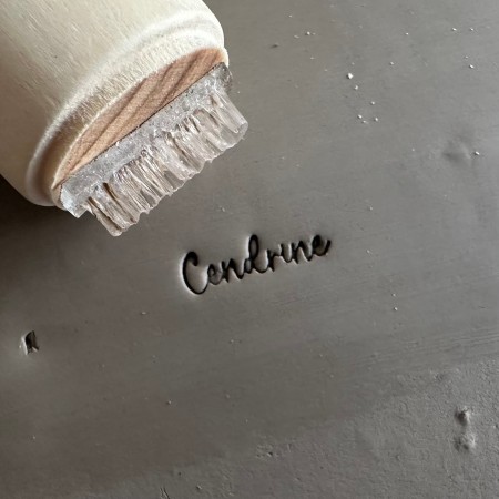 Tampon Signature pour céramique - Prénom cursives