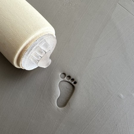 Tampon poterie Pied