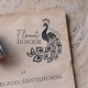 Tampon Ex Libris Paon