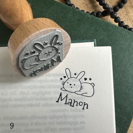 Tampon Lapin Prénom
