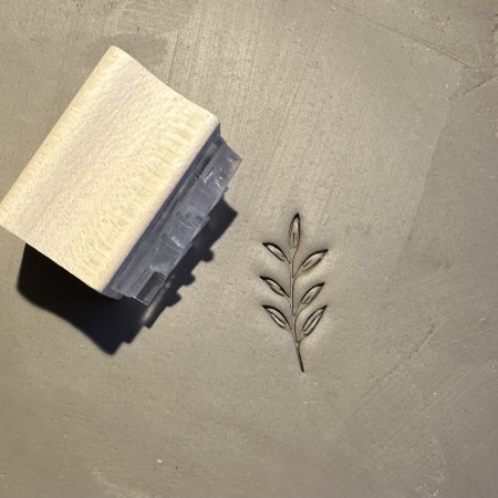 Tampon poterie - Fleurs sauvages