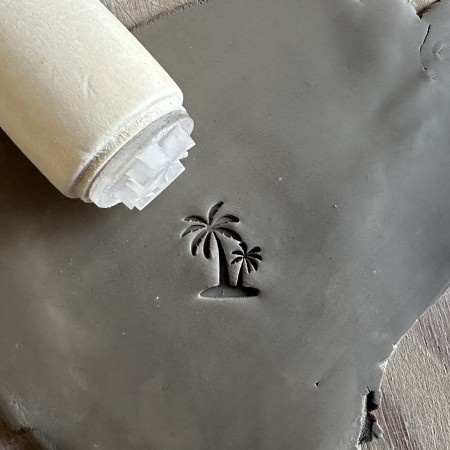 Tampon poterie Palmiers