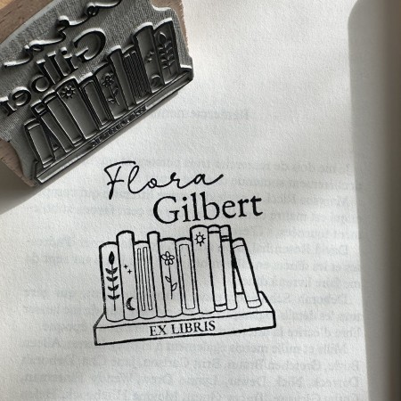 Tampon Ex Libris personnalisé Livres