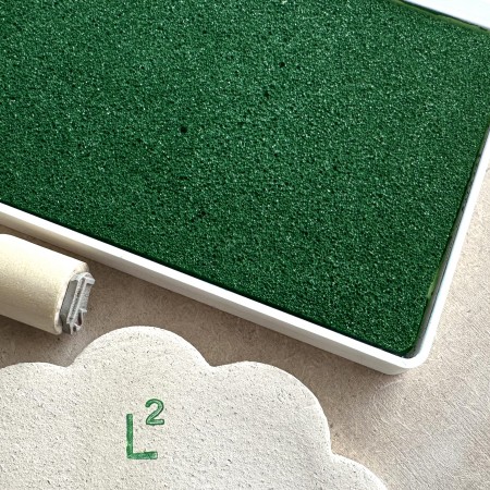 Encreur pour céramique Potter's Pad. Résistant haute température Vert