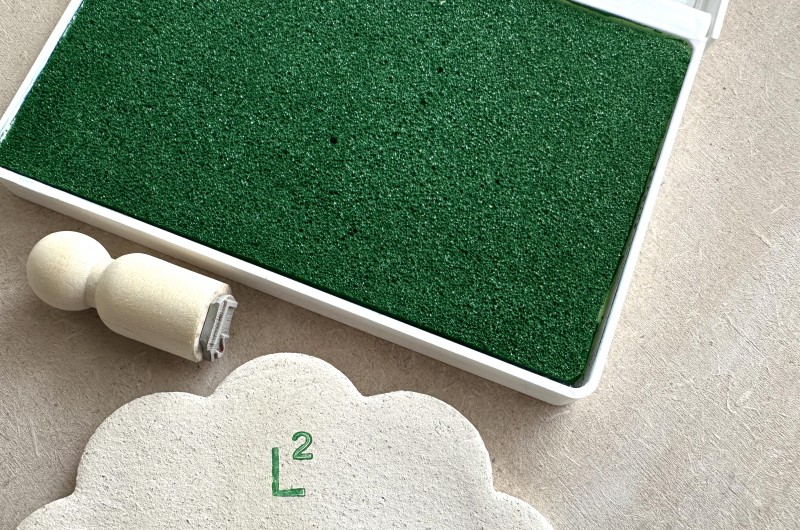 Encreur pour céramique Potter's Pad. Résistant haute température Vert