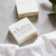 Tampon pour savon et céramique - Merci coeur