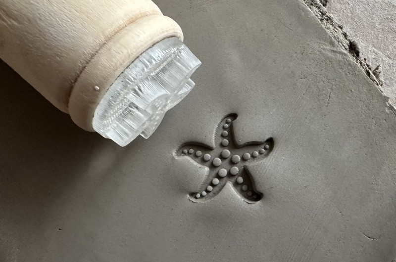 Tampon poterie étoile de mer