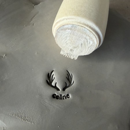 Tampon Signature pour céramique - Bois de Cerf