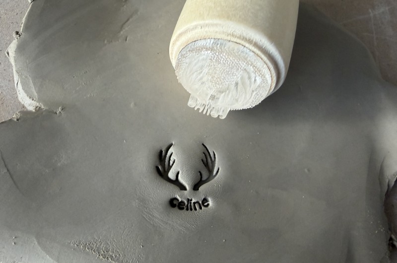 Tampon Signature pour céramique - Bois de Cerf