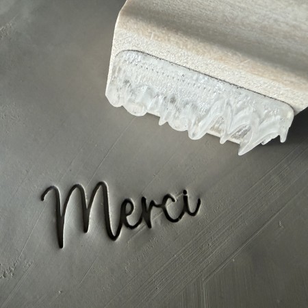 Tampon poterie - Merci