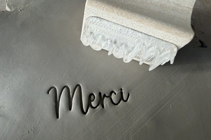 Tampon poterie - Merci