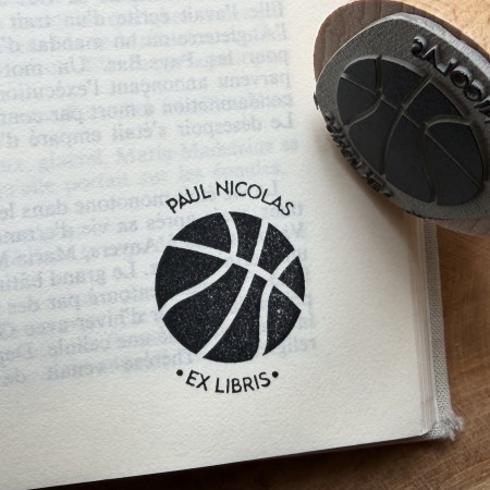 Tampon Ex Libris Basketball