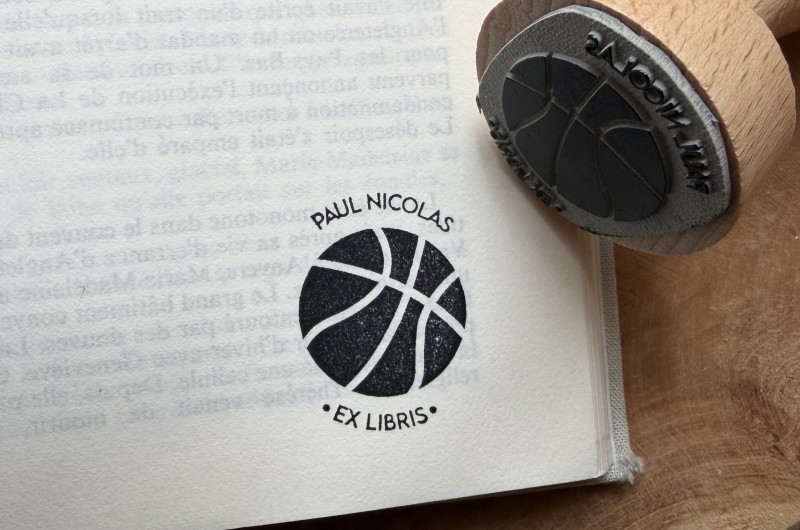 Tampon Ex Libris Basketball
