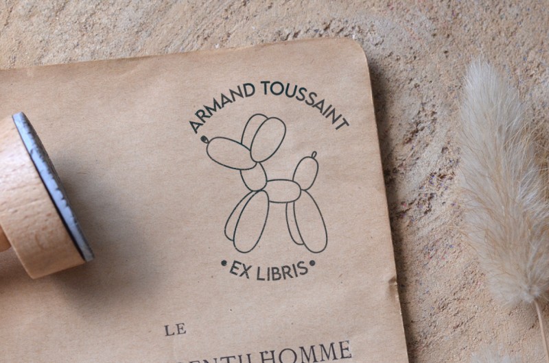 Tampon Ballon Chien personnalisé