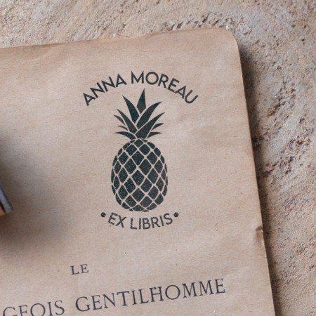 Tampon Ananas et prénom