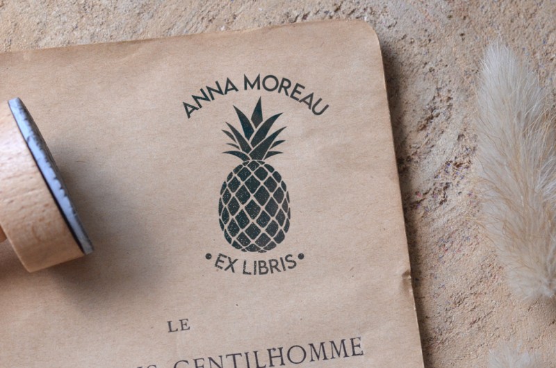 Tampon Ananas et prénom