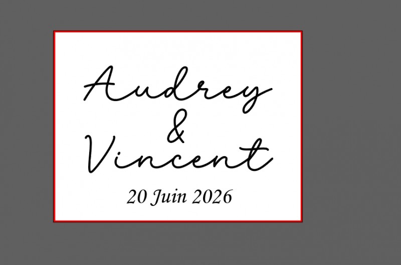 Tampon Céramique Mariage feuillage