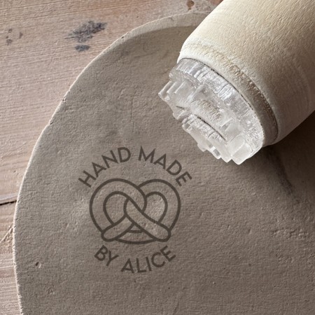 Tampon Signature pour poterie Bretzel