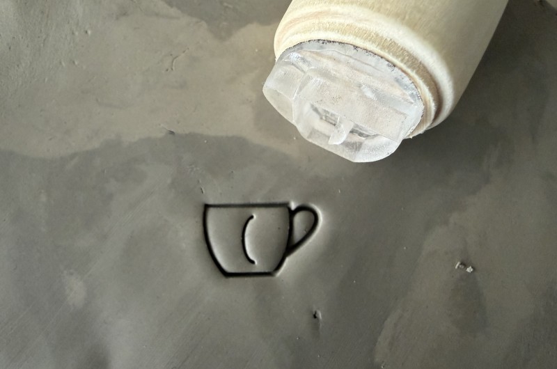 Tampon Signature pour céramique - Mug