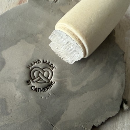 Tampon Signature pour poterie Bretzel