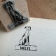 Tampon Chien personnalisé - Lévrier
