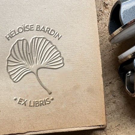 Pince à gaufrer personnalisée ginkgo