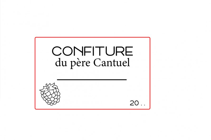 Tampon Confiture Père Cantuel