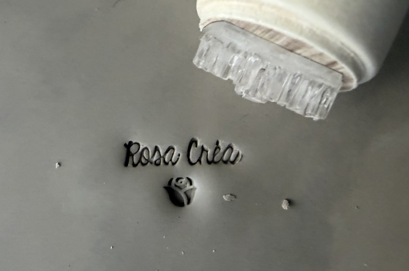 Tampon Signature pour céramique - Rose