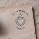 Tampon Ex Libris Coeur Ex Voto