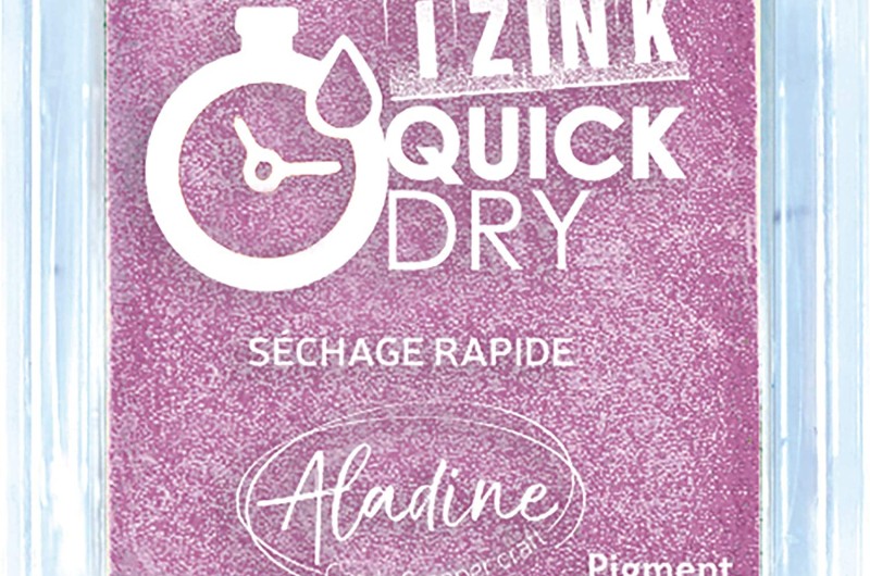 Encreur Izink Quick Dry Violet Pastel