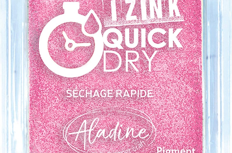 Encreur Izink Quick Dry Rose Pastel