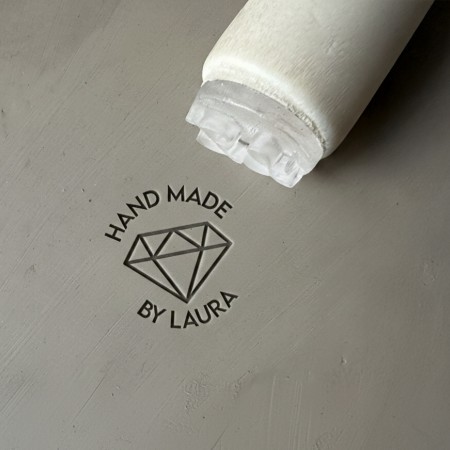 Tampon Signature pour poterie - Diamant