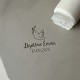 Tampon poterie - colombe personnalisée