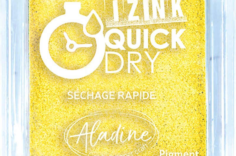 Encreur Izink Quick Dry Jaune Pastel