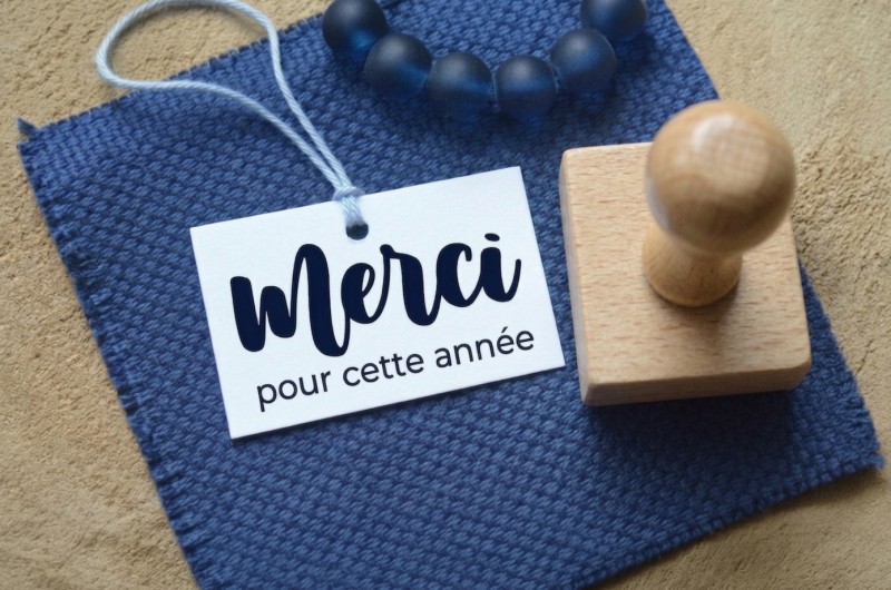 Tampon Merci pour cette année