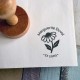 Tampon Ex Libris Marguerite personnalisé