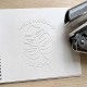 Pince à embosser personnalisée Monstera