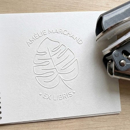 Pince à embosser personnalisée Monstera