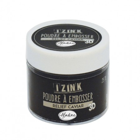 Poudre à embosser Izink Noir Caviar