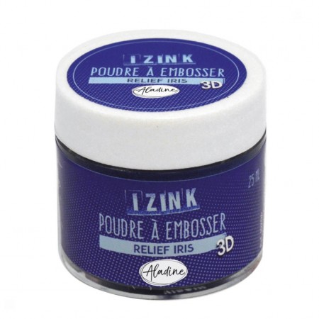 Poudre à embosser Izink Bleu Iris