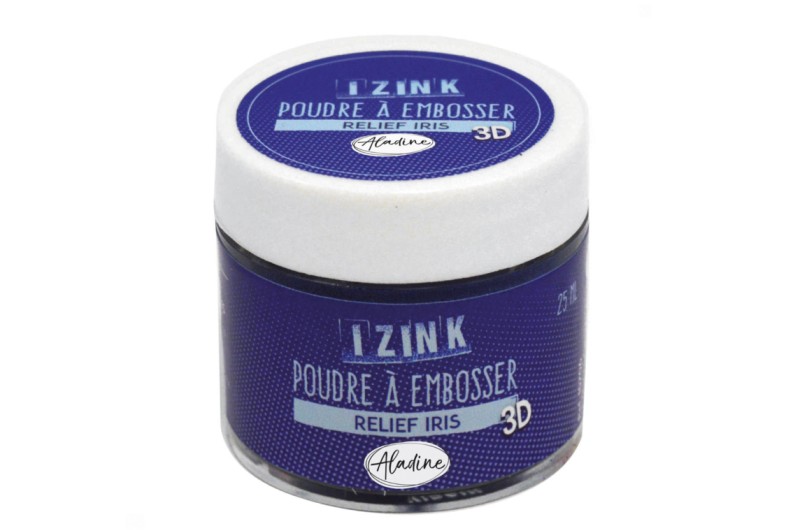 Poudre à embosser Izink Bleu Iris